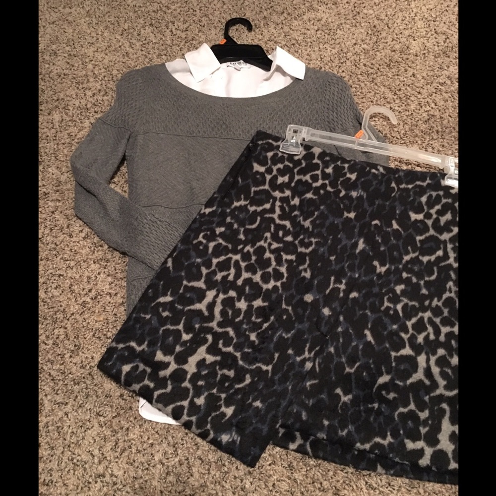Snow Leopard Winter Skirt - Picture 4 of 8